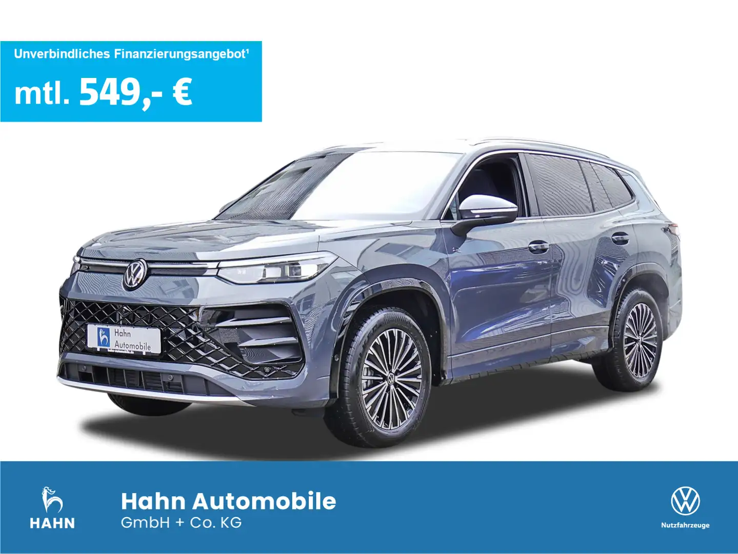 Volkswagen Tayron R-Line 2,0 l TDI SCR 4MOTION 142 KW AHK Gris - 1