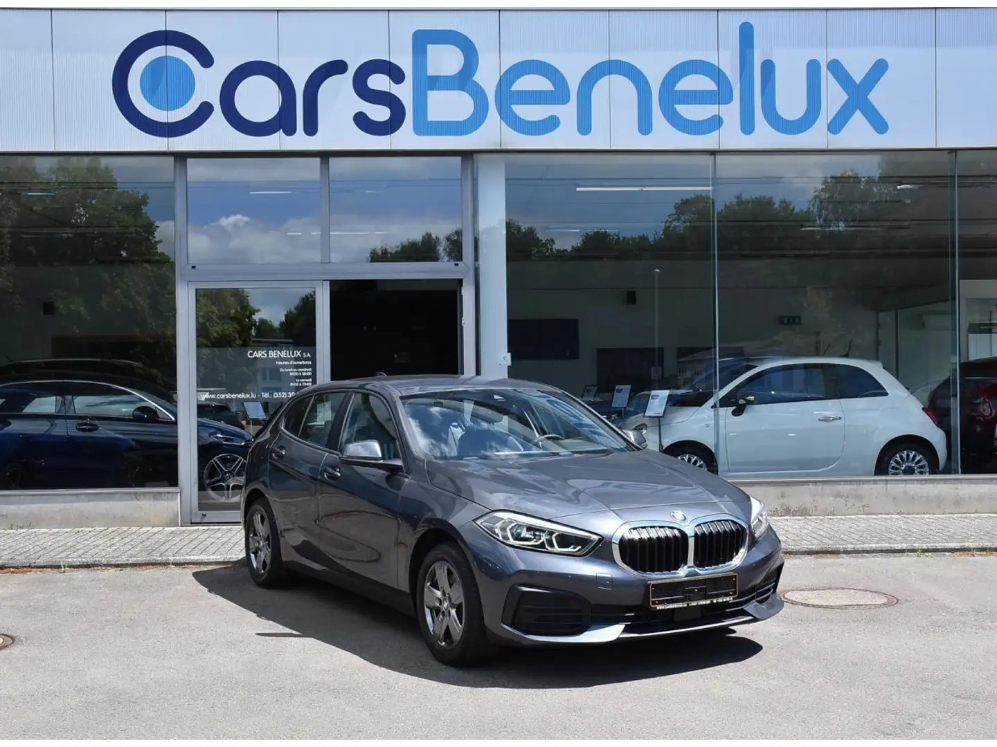 BMW 118 i CLIMA REGUL GPS PDC LED LANE 1° MAIN Gris - 1