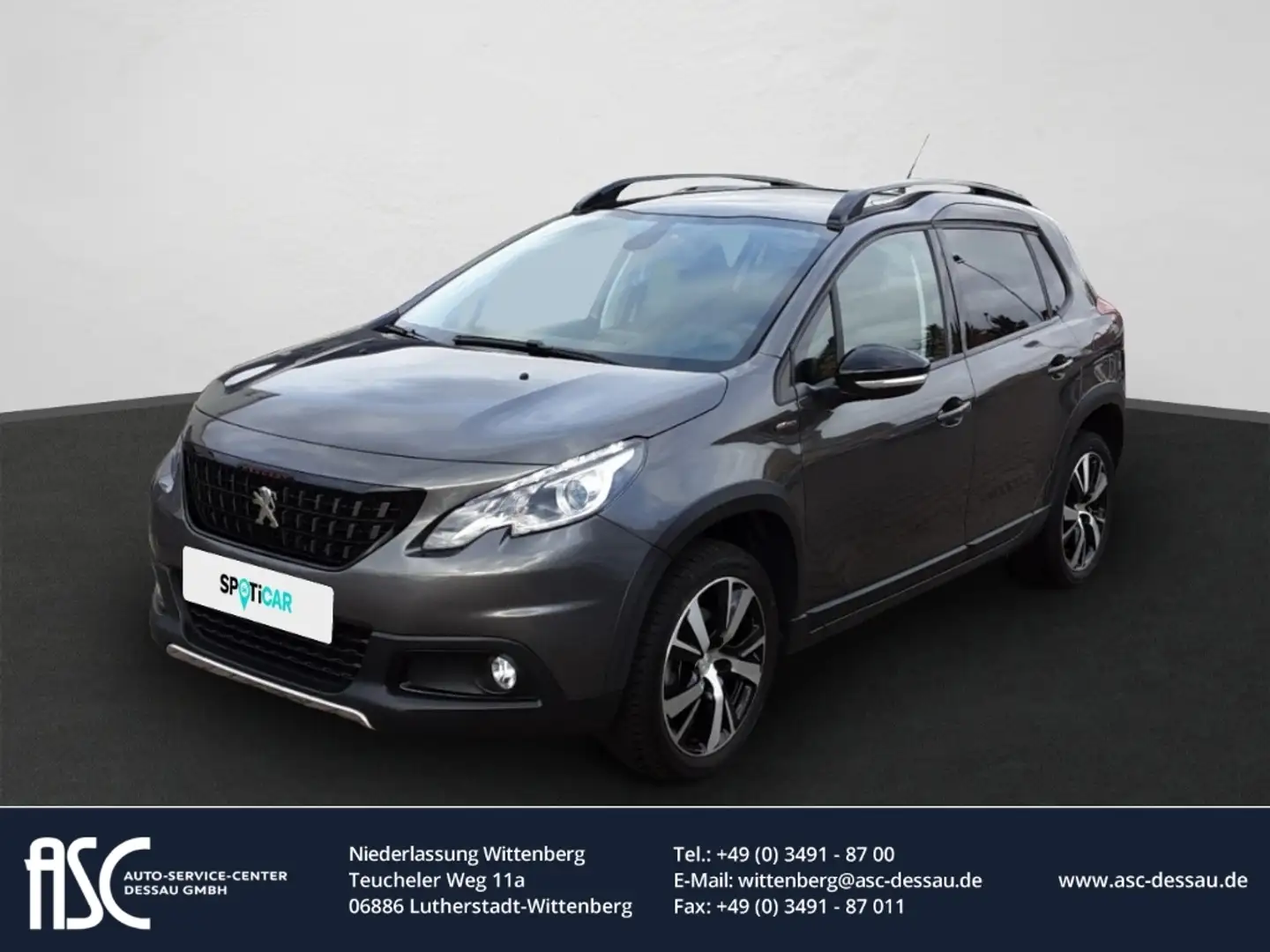 Peugeot 2008 GT-Line/Klima2Zonen/Navi/Sitzh/Pano/Kamera/Allwett Grau - 1