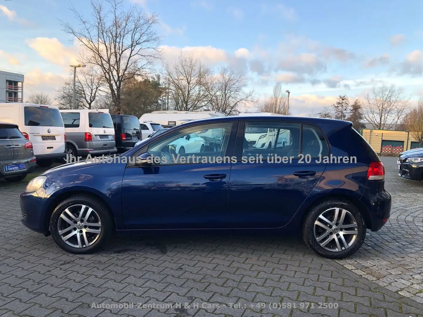 Volkswagen Golf VI 2.0 TDI Comfortline Sitzheizung Klima Al Blau - 2