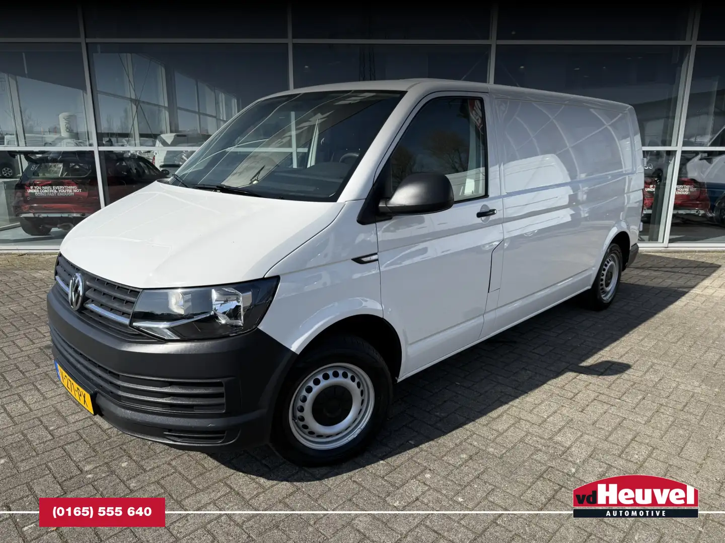 Volkswagen T6 Transporter 2.0 TDI L2H1 Wit - 1