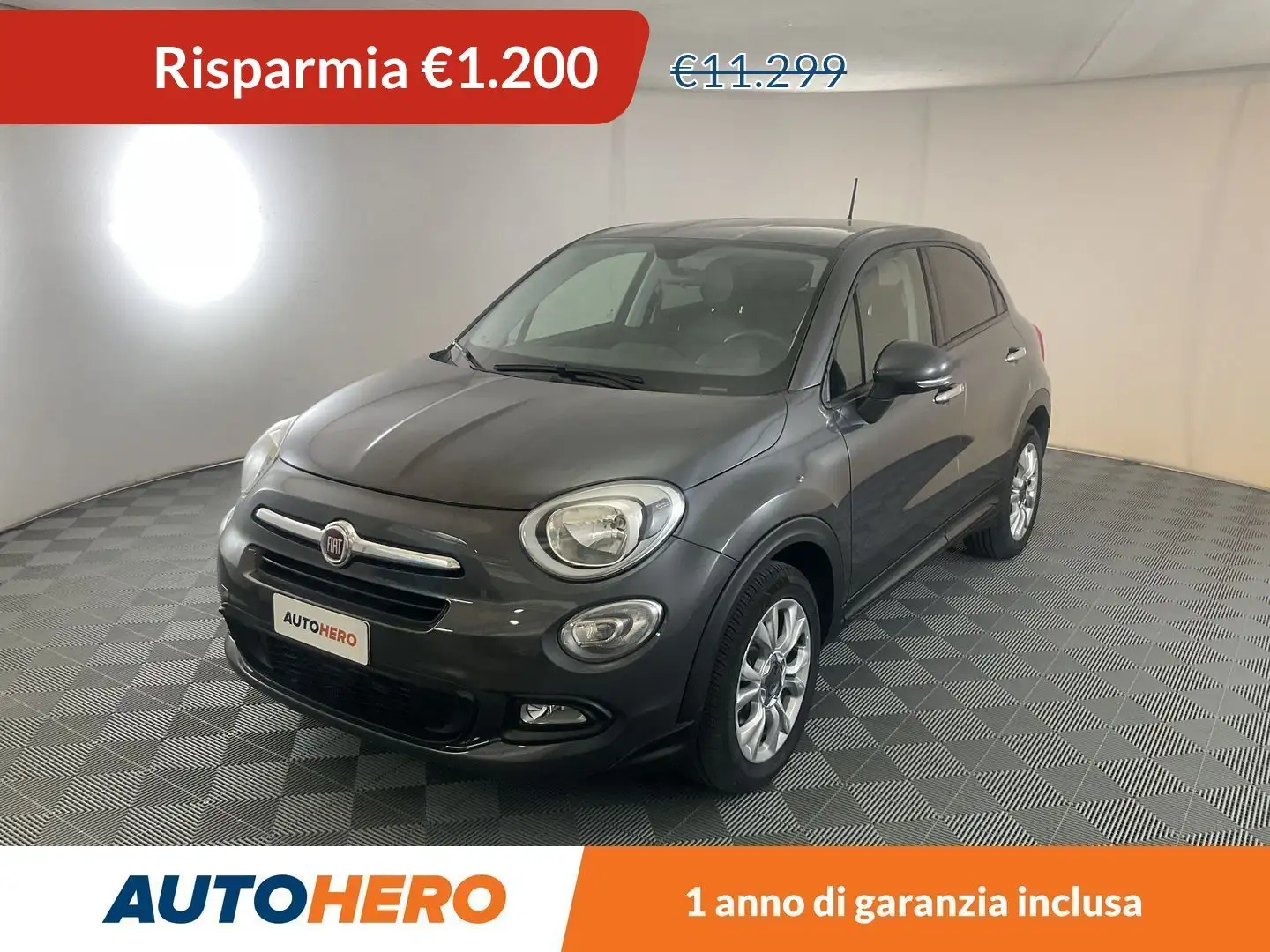 Fiat 500X 1.3 M-Jet Pop Star Gris - 1