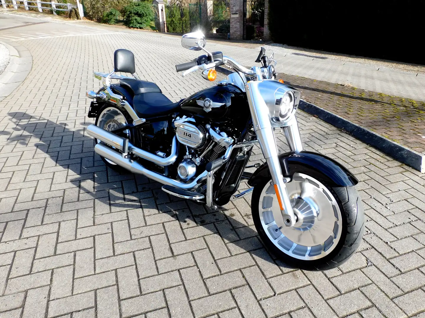 Harley-Davidson Fat Boy 4000 km , 1 an de garantie , options !! Noir - 2