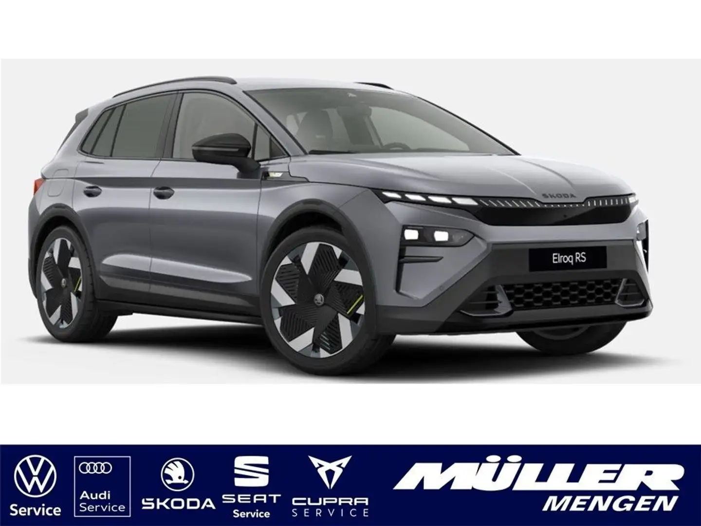 Skoda Elroq RS 84kWh Batterie Maxx|AHK|21 Zoll|Winter Grau - 1