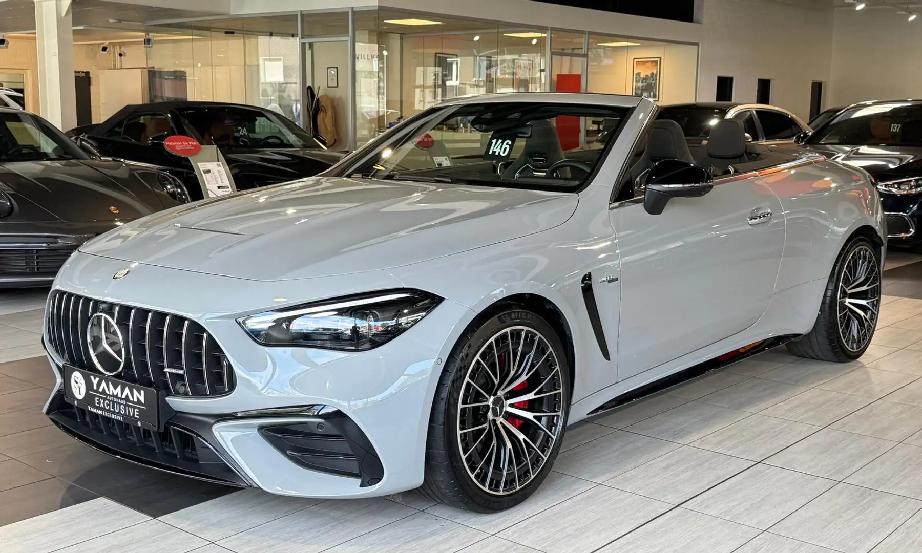Mercedes-Benz CLE 53 AMG 4M Cabrio Premium*Perf.Sitz*StHzg*HuD Сірий - 1