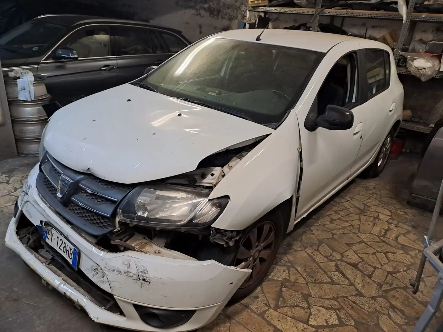 Dacia Sandero 1.2 GPL *INCIDENTATA ANTERIORMENTE COME DA FOTO* Bianco - 2
