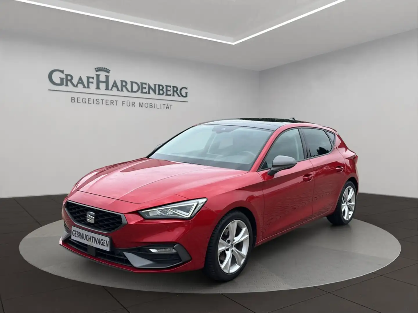 SEAT Leon FR 2.0 TDI DSG LED -Pano - Infotain Rot - 1
