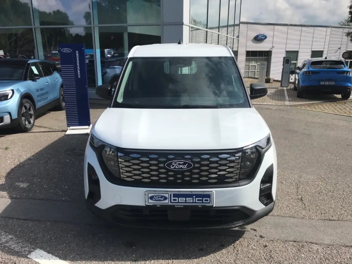 Ford Transit Courier Kasten Trend BEV+PDC+RFK+Klimaautomatik Alb - 2