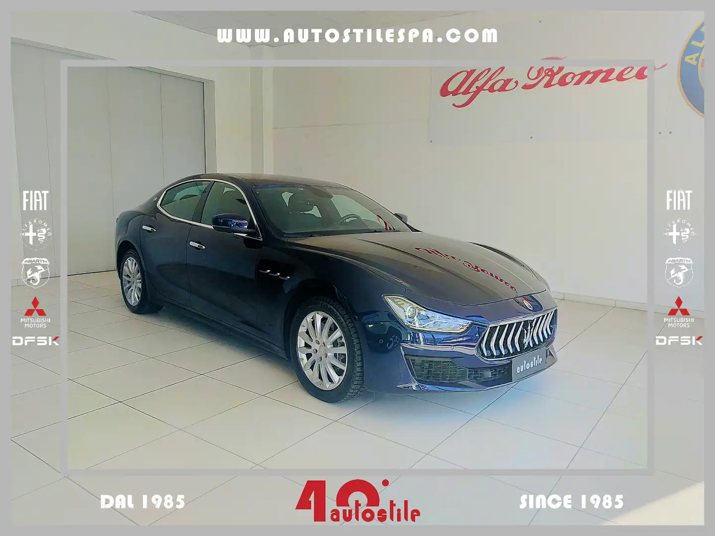 Maserati Ghibli Ghibli V6 250 CV Diesel Auto Blauw - 1