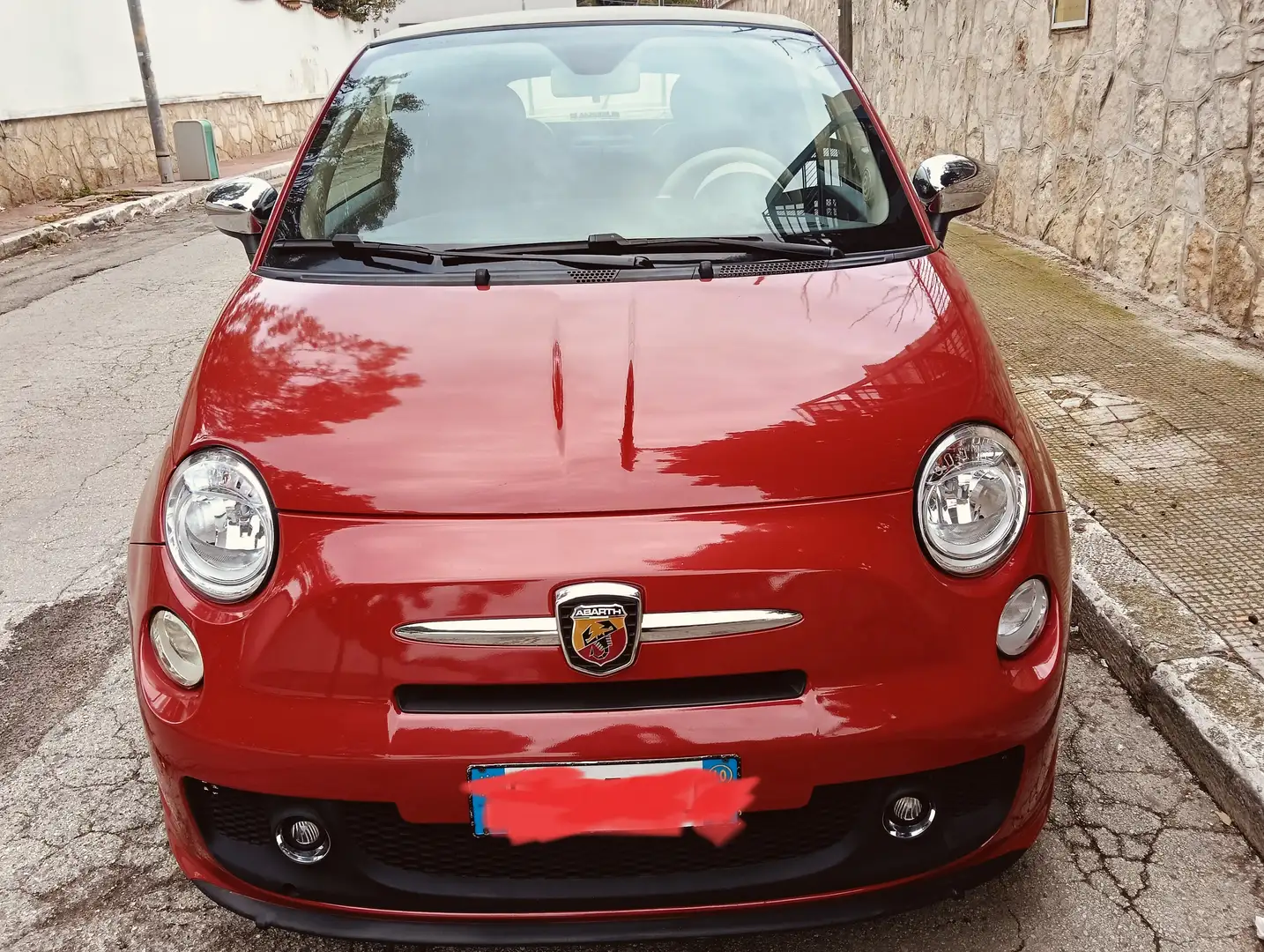 Fiat 500 900 LOUNGE CABRIO ABARTH Rosso - 1