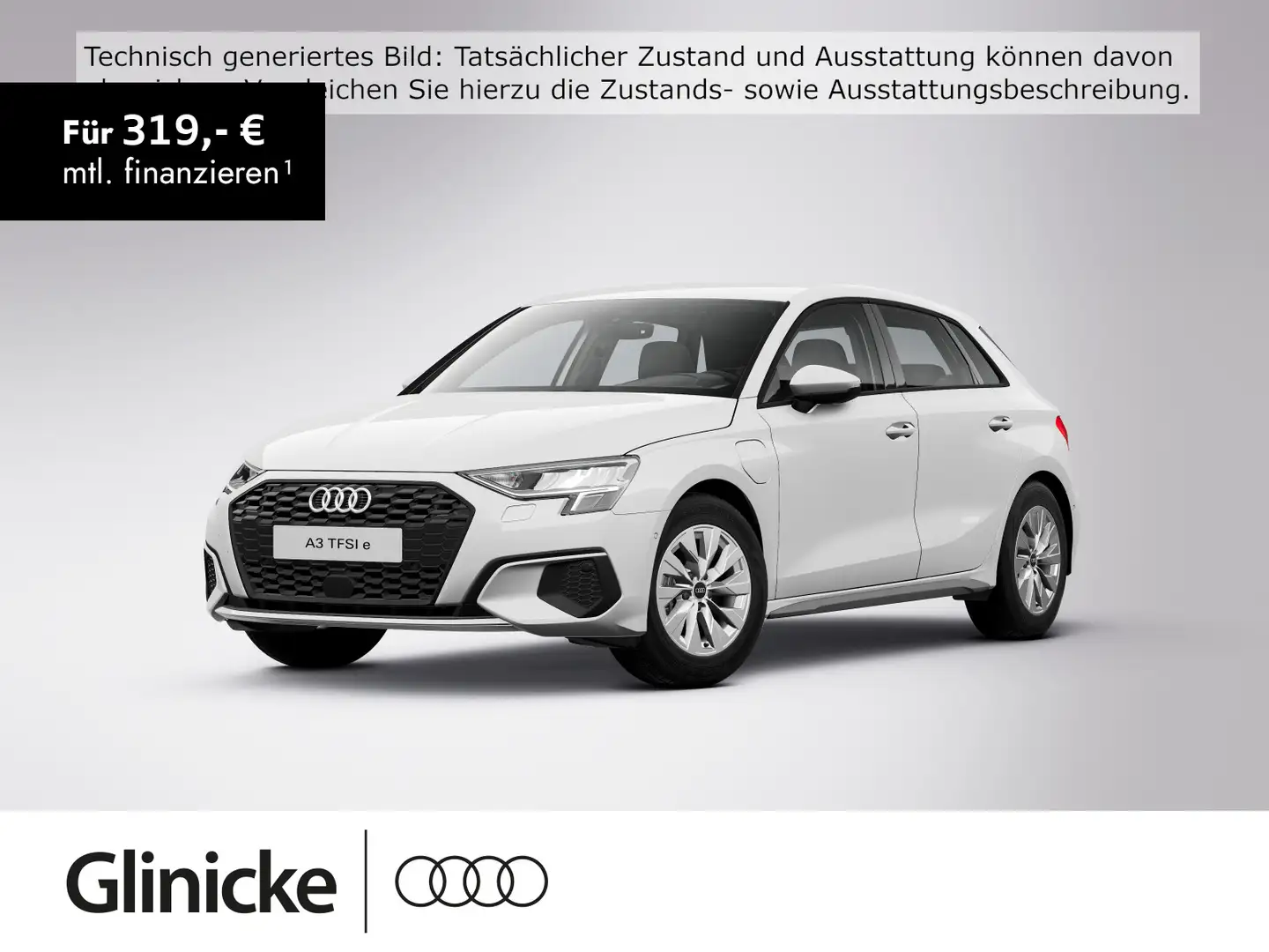 Audi A3 Sportback 40 TFSI e S-tronic Sitzheizung Smar Weiß - 1