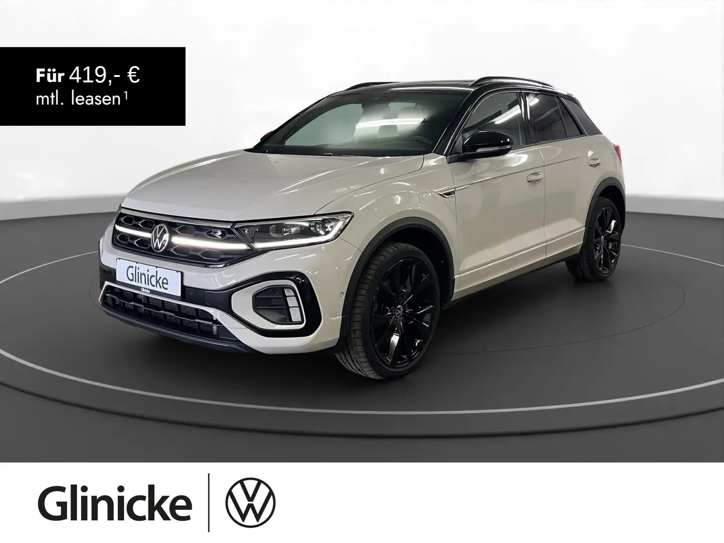 Volkswagen T-Roc 2.0 TSI R-Line 4M AHK Pano Matrix LM 19" R Grau - 1