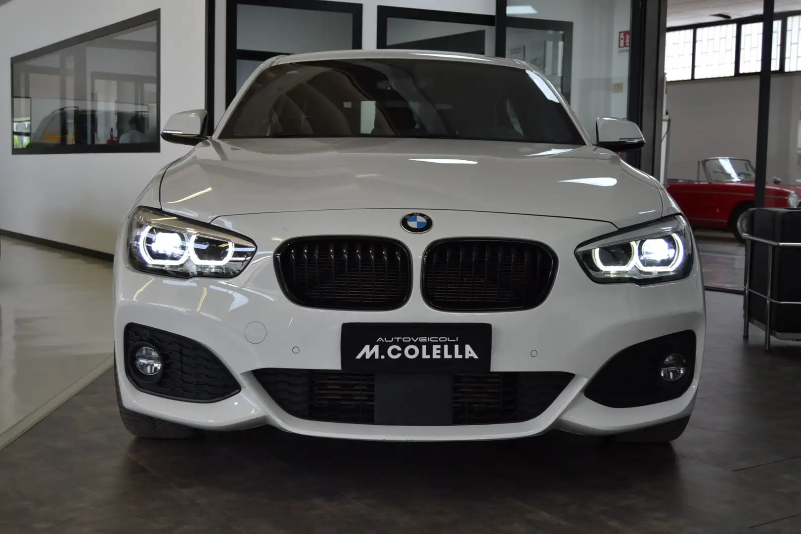 BMW 116 D Msport 5p Auto/Navi/Pelle/Xenon/CruiseADD Blanc - 2