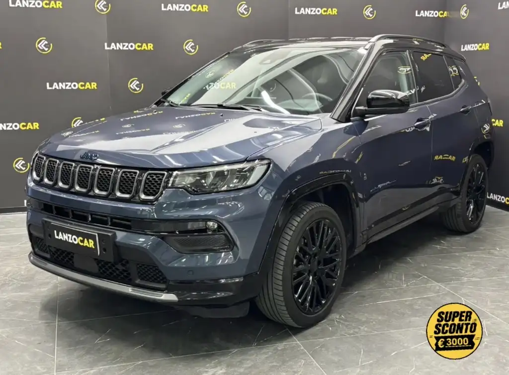 Jeep Compass, 1.3 PHEV S 4XE *DIVERSI COLORI*, colore blu, 2023, ibrida | usata in vendita da LANZOCAR