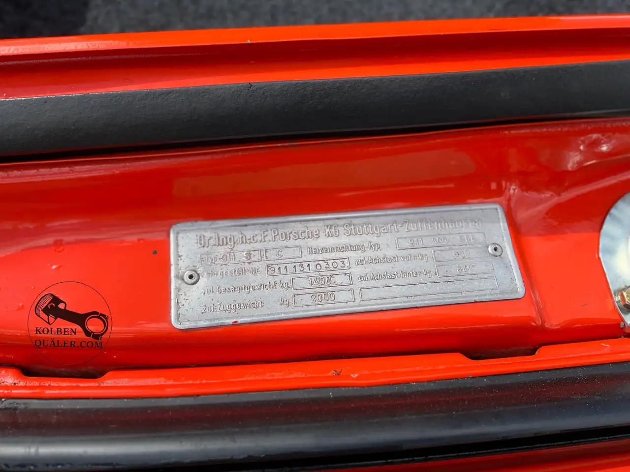 Porsche 911 S Targa, F - Modell, Urmodell, foto 12