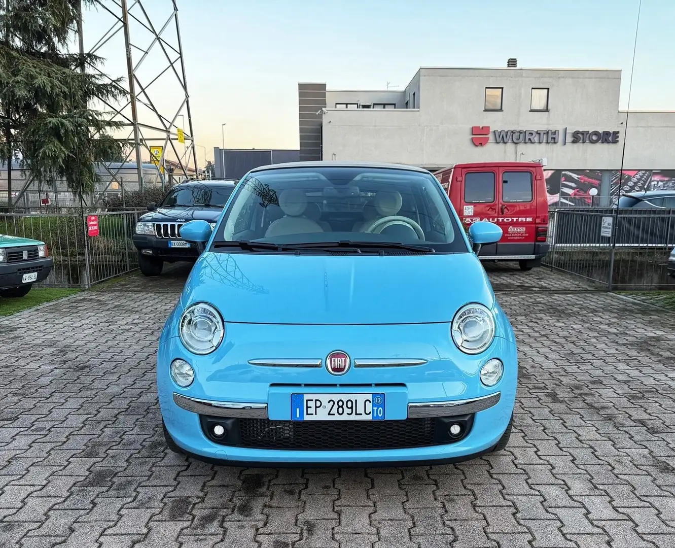 Fiat 500 500 C 0.9 TwinAir Turbo Lounge Blu/Azzurro - 2