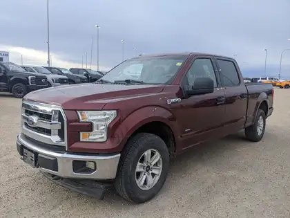 Brown 2017 Ford F-150 XLT SuperCrew LB 4WD Pickup Truck Four-Wheel Drive 6-Speed Automatic