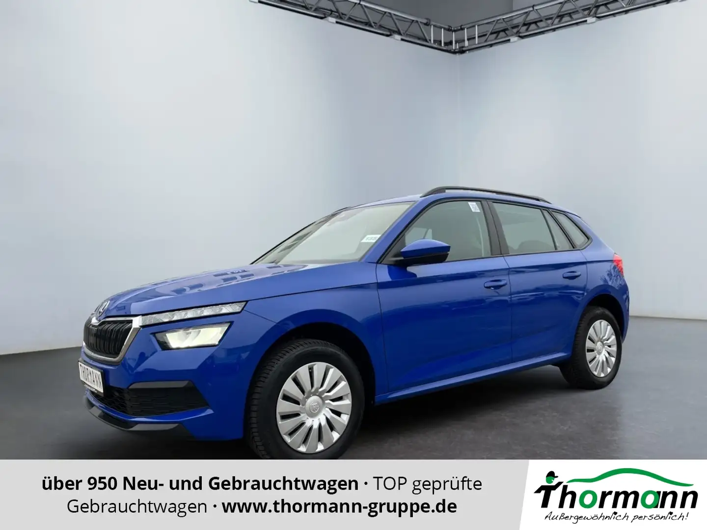 Skoda Kamiq 1.0 TSI Active LED PDC SpurHalteassitent Blau - 1
