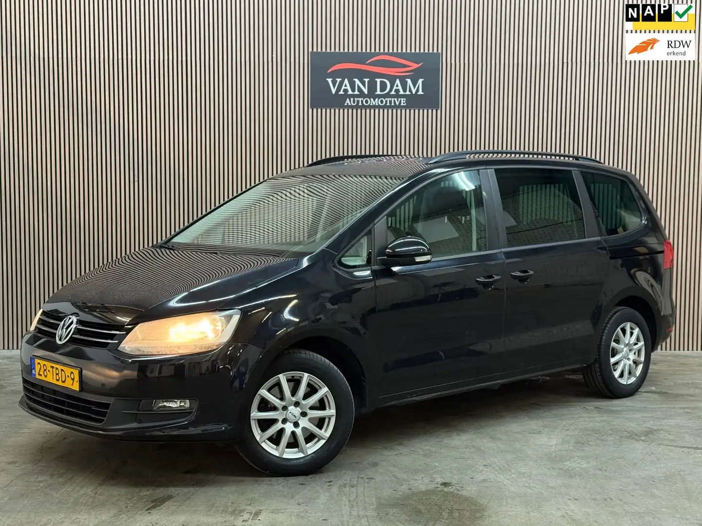 Volkswagen Sharan 2.0 TDI Trendline 2012 NAP CRUISE NAVI TREKHAAK Noir - 1