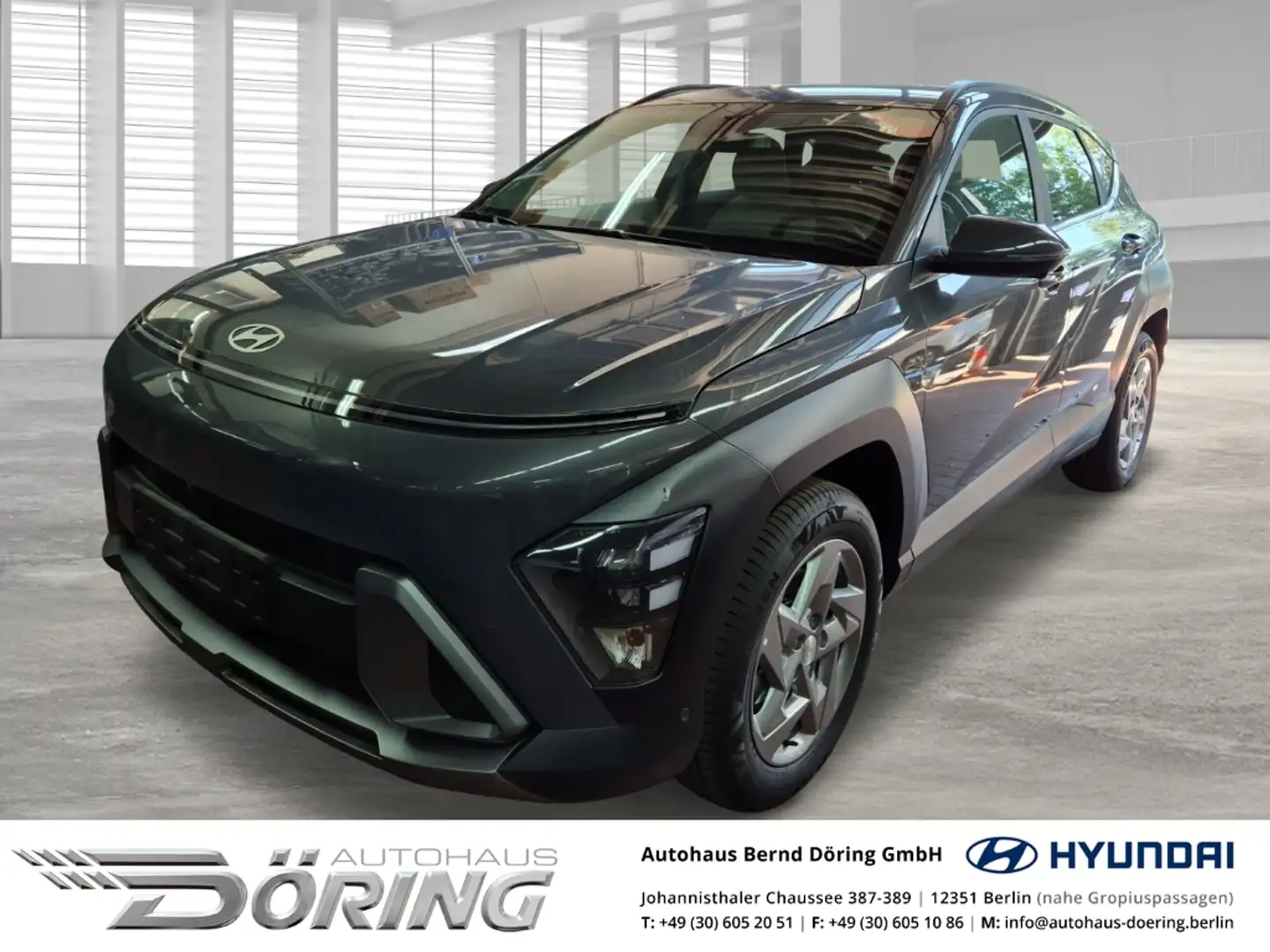 Hyundai KONA Trend 1.0 Turbo SX2 Automatik 120PS Assist-P., el. Gri - 1