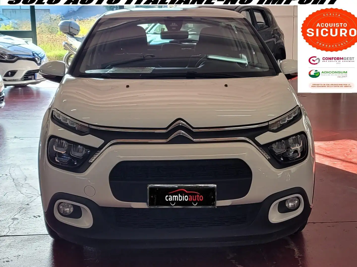 Citroen C3 C3 III 2017 1.5 bluehdi You! s Bianco - 1