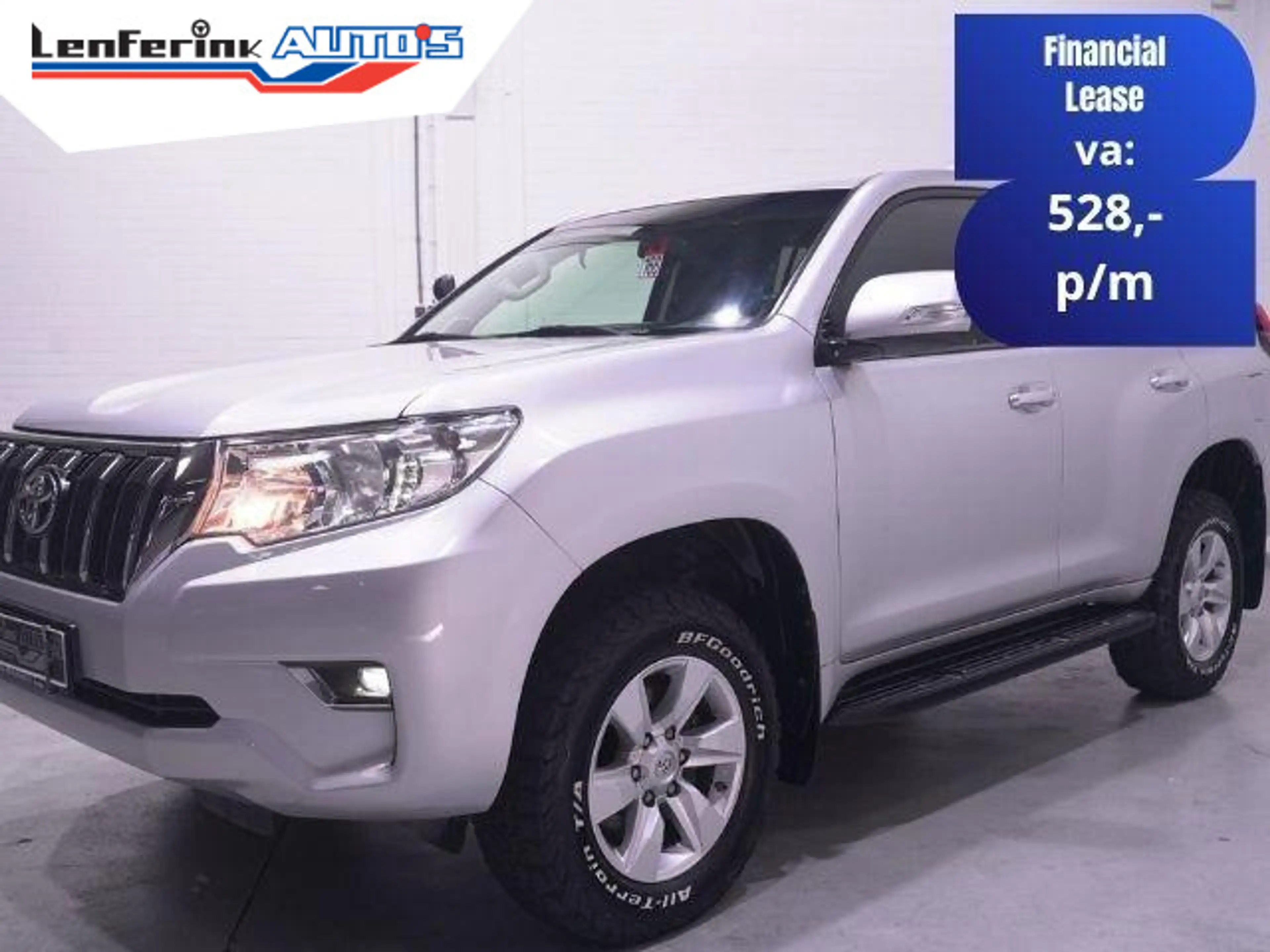 Toyota Land Cruiser 2.8 D-4D-F 177 pk 5 Drs Grijs Kenteken 2-Zits 4WD