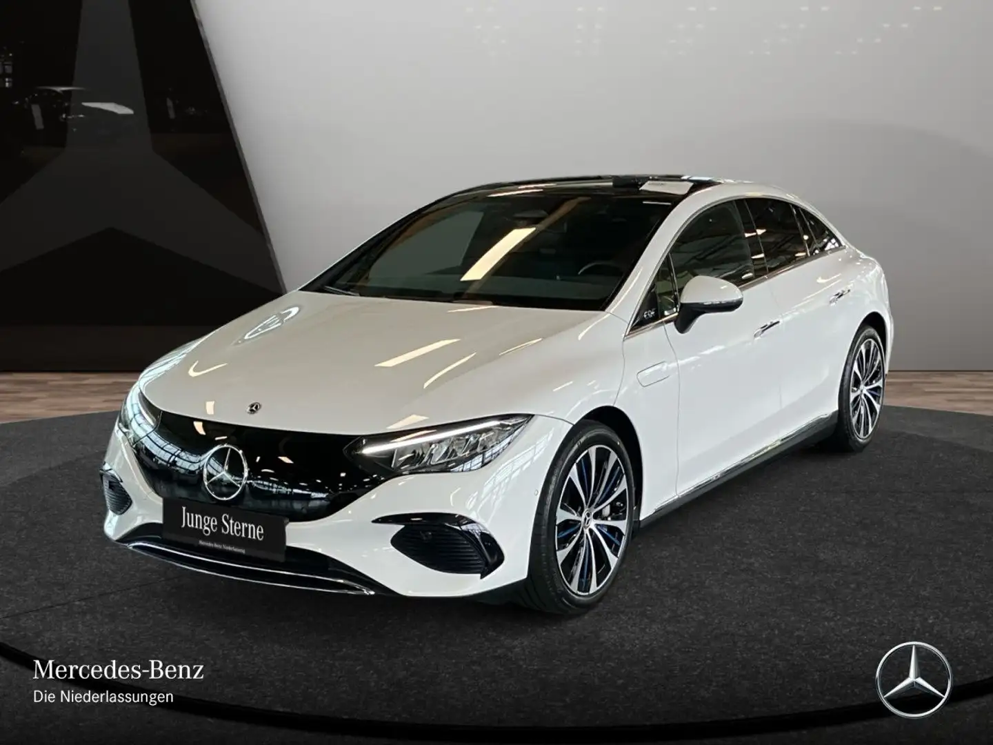Mercedes-Benz EQE 300 Avantgarde WideScreen Pano Burmester LED Blanc - 2