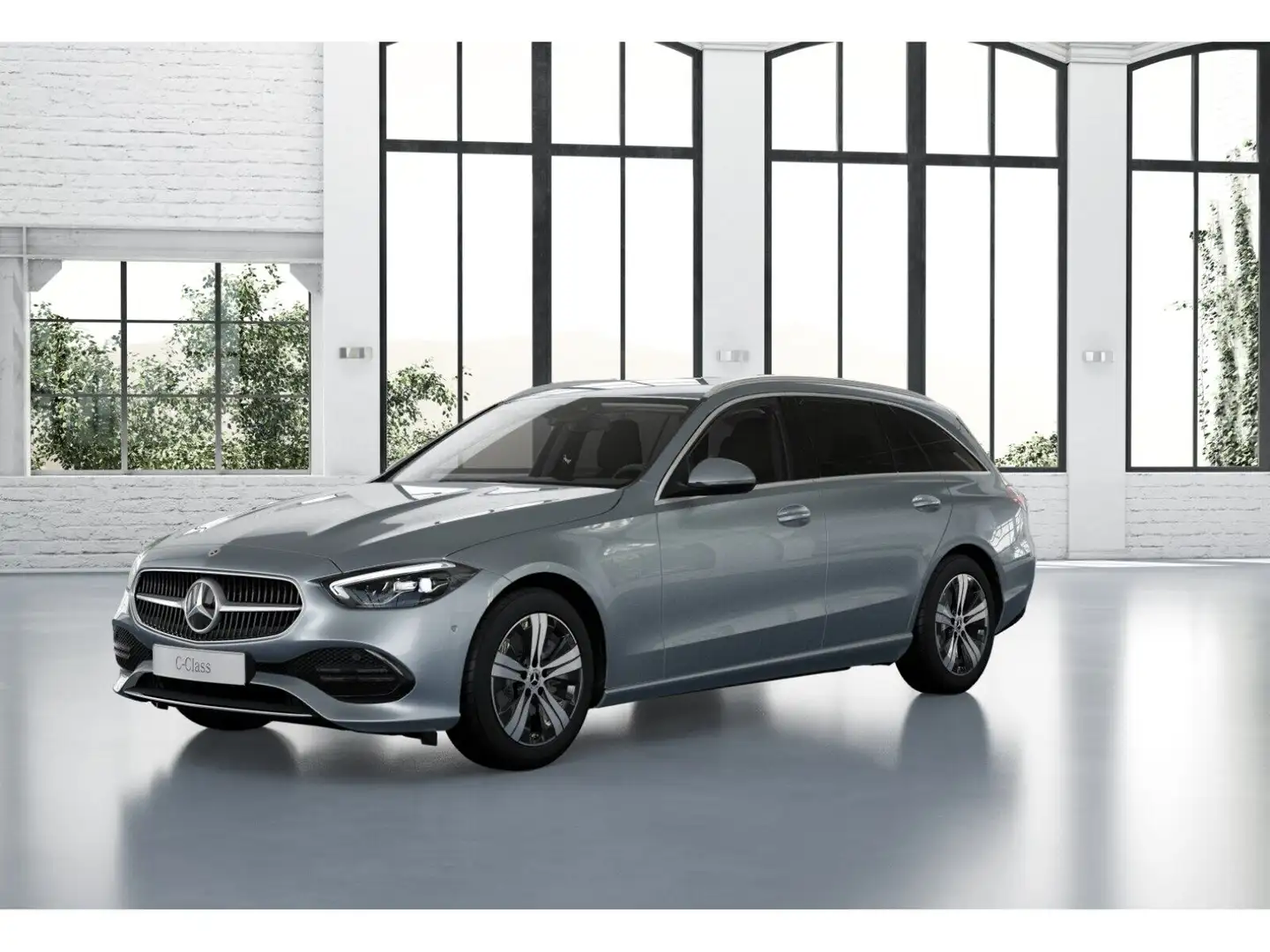 Mercedes-Benz C 220 d T AVANTGARDE+MBUX+LED+TOTW+AMBIENTE+AHK Silber - 1