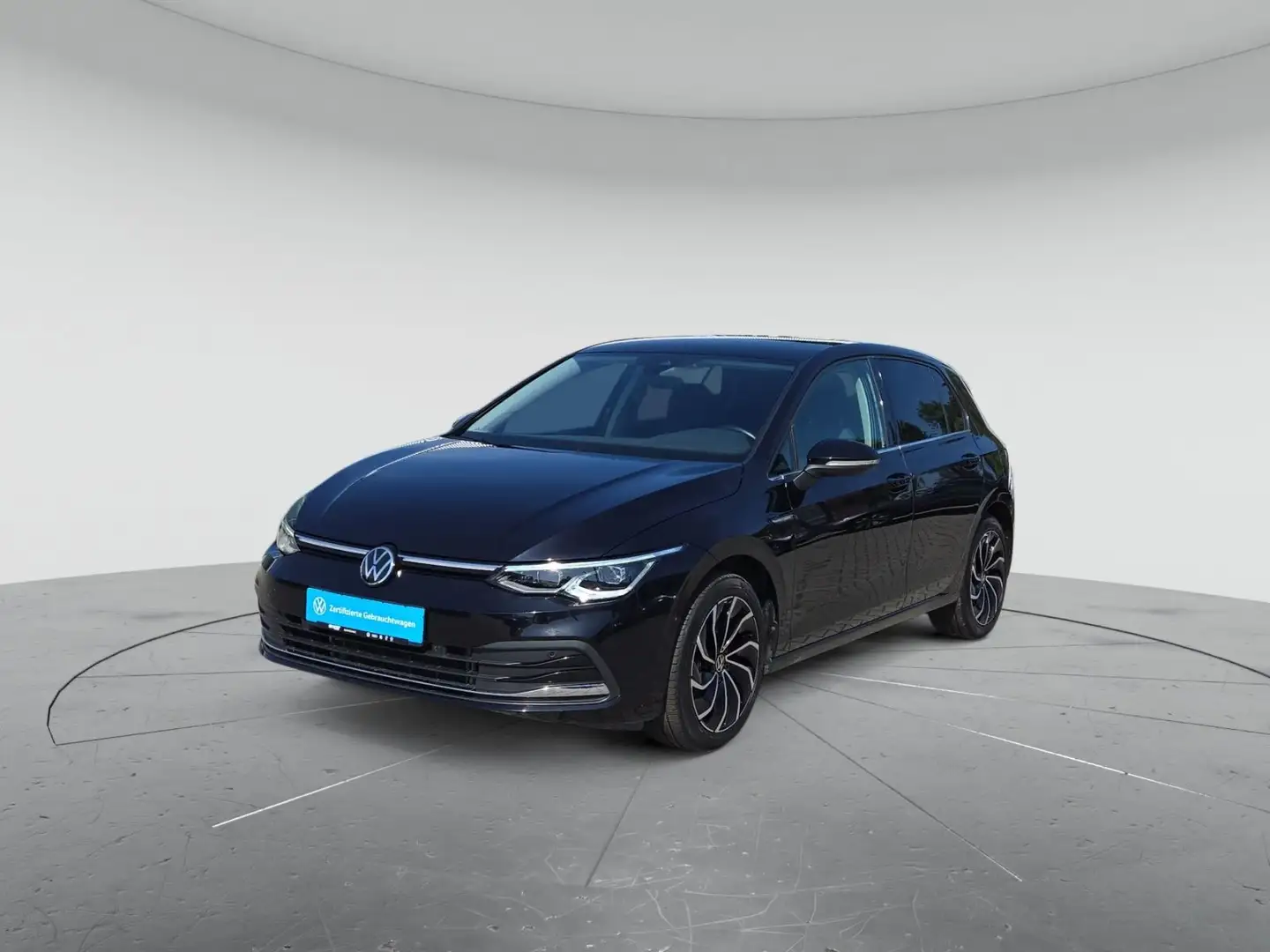 Volkswagen Golf VIII Style 2.0 TSI DSG, MATRIX/KAM/ACC/MASS Schwarz - 2
