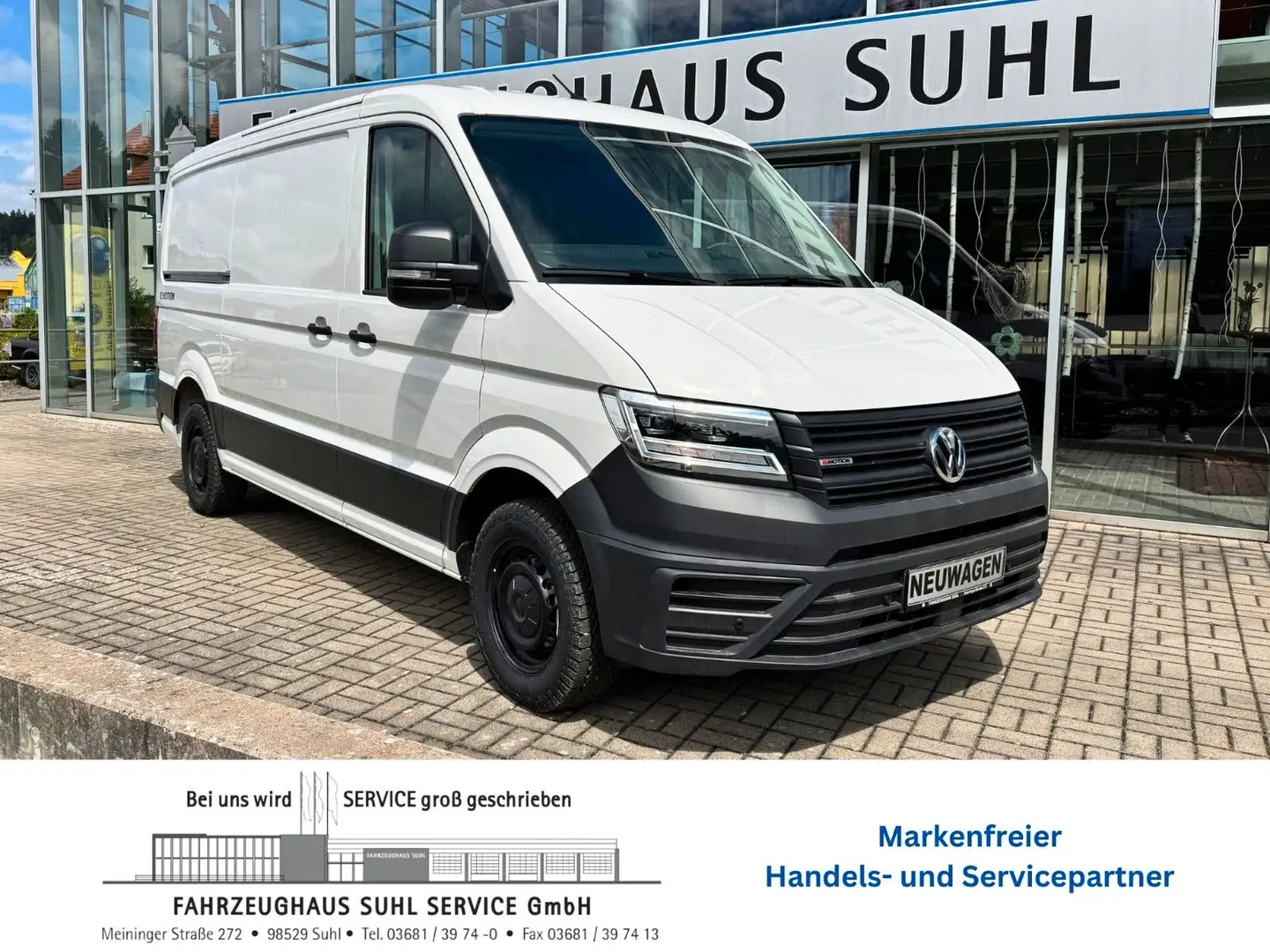 Volkswagen Crafter Kasten LED L3H2 4M AT Grabber vo. Weiß - 1