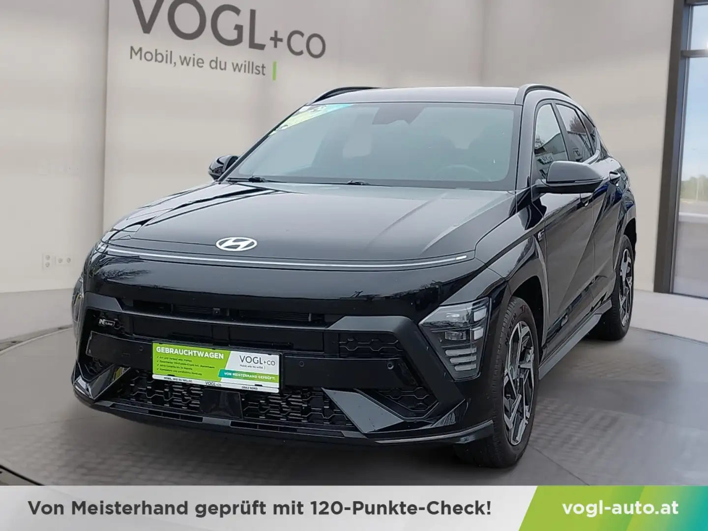 Hyundai KONA 1,0 T-GDi 2WD N Line Schwarz - 1