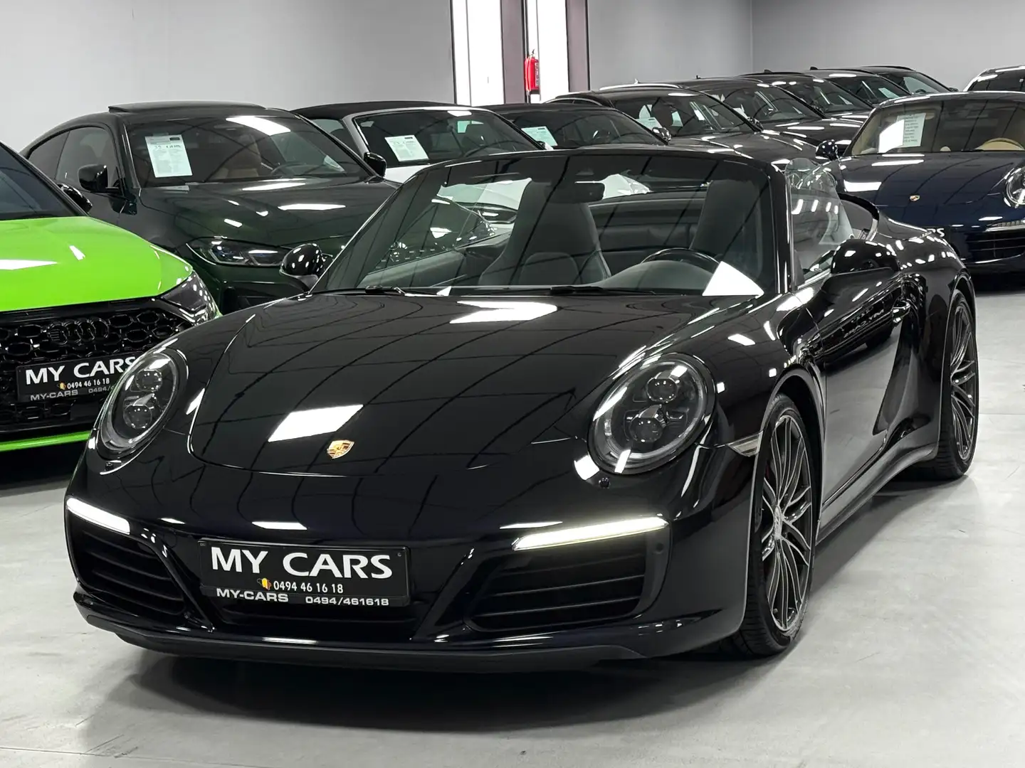 Porsche 911 4S Cabrio 420 CV 3.0 Turbo PDK Full Option Ja 20 Noir - 1