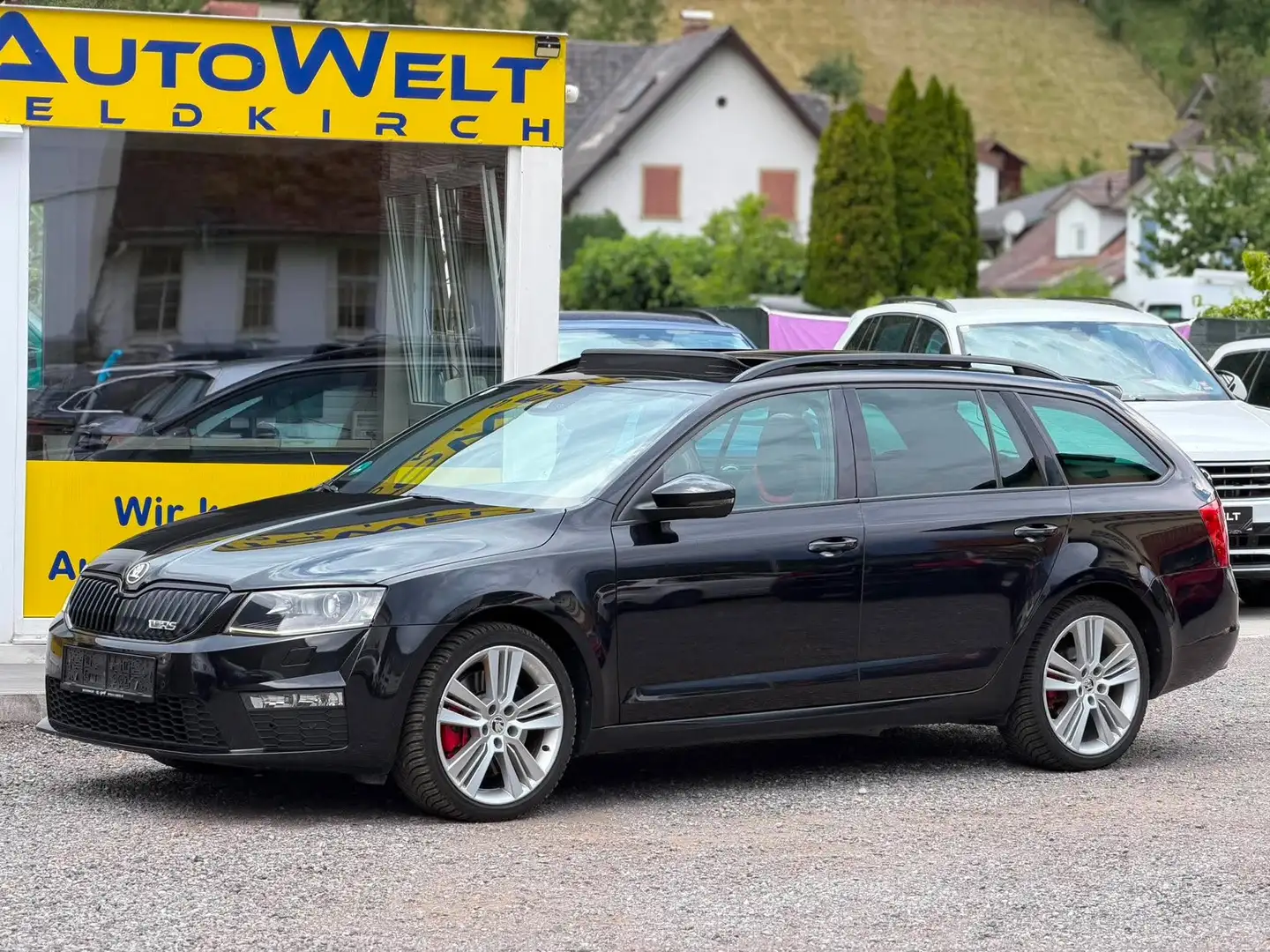 Skoda Octavia RS 184PS TDI *PANO * LEDER * NAVI *PICKERL 01/27 Schwarz - 1
