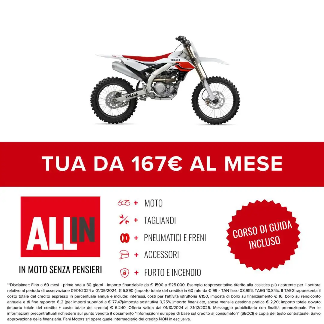 Yamaha YZ 450 YZ 450 F 70Th Anniversary Edition Bianco - 2
