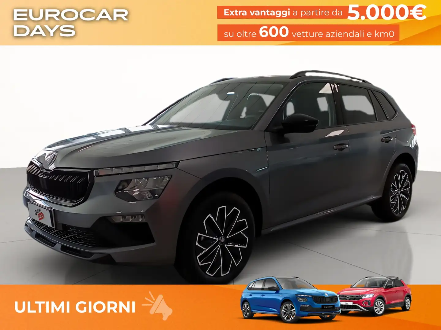Skoda Kamiq 1.0 tsi black dots 115cv Grigio - 1