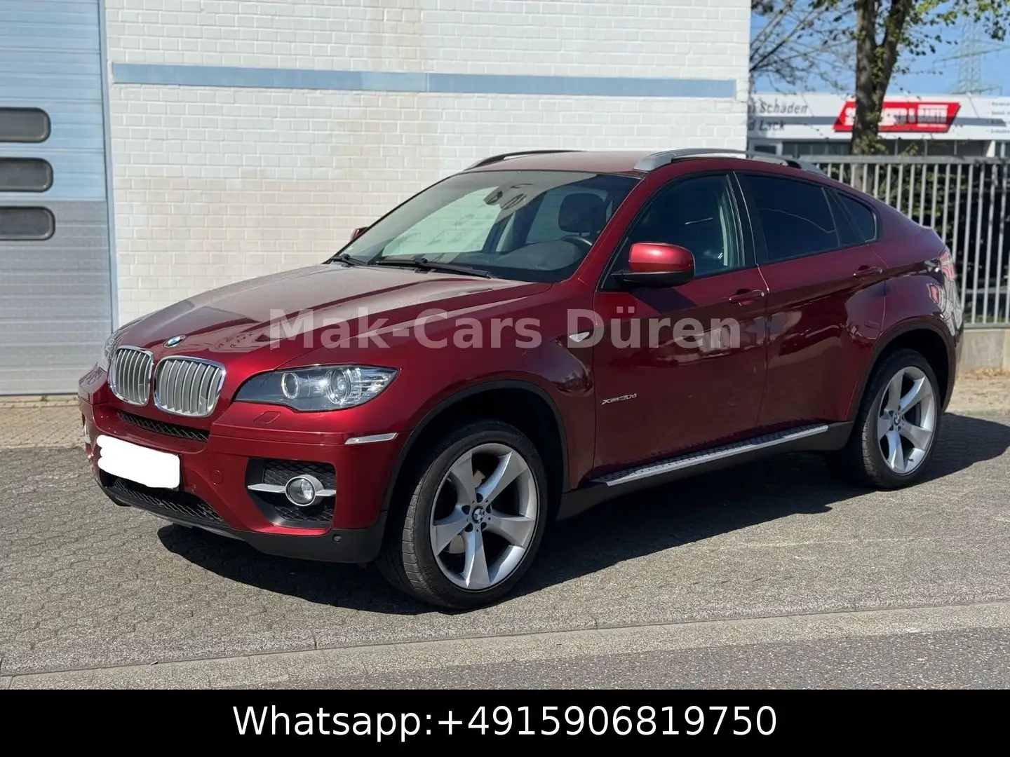 BMW X6 xDrive30d/Leder/Xenon/Navi/Kamera/PDC/E5 Czerwony - 1