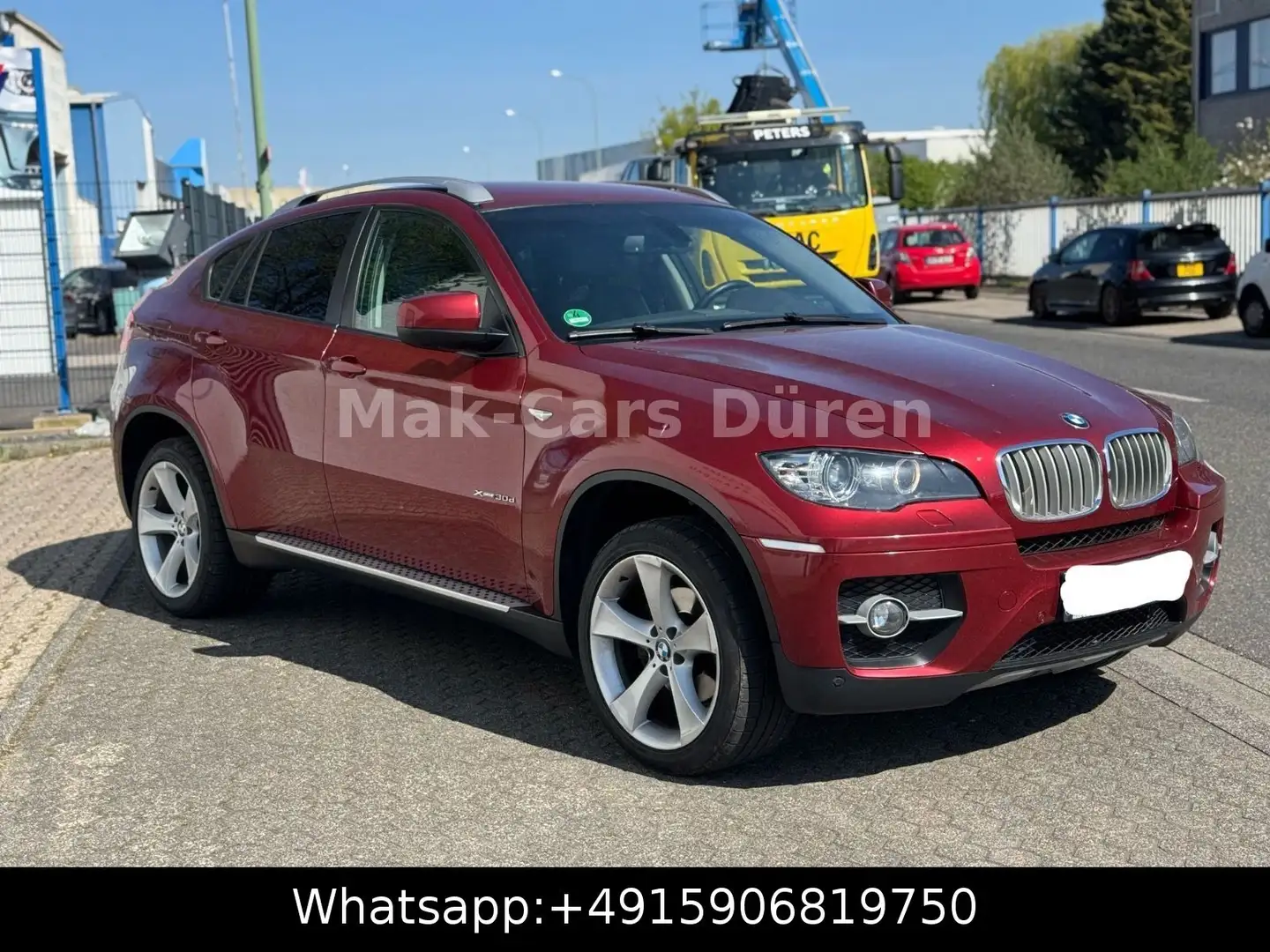 BMW X6 xDrive30d/Leder/Xenon/Navi/Kamera/PDC/E5 Czerwony - 2