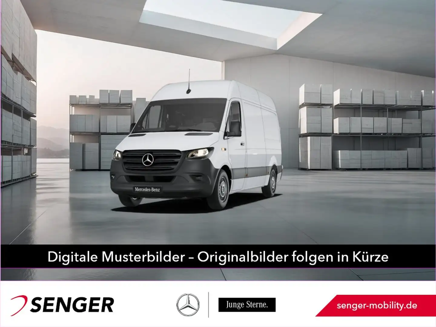 Mercedes-Benz Sprinter 317 CDI KA L2H2 MBUX Kamera FACELIFT 9G Blanco - 1