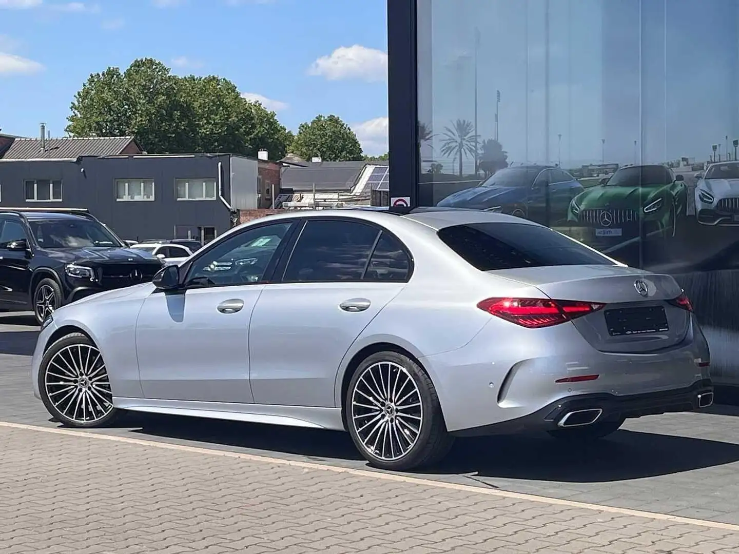 Mercedes-Benz C 180 AMG/Pano Zilver - 2