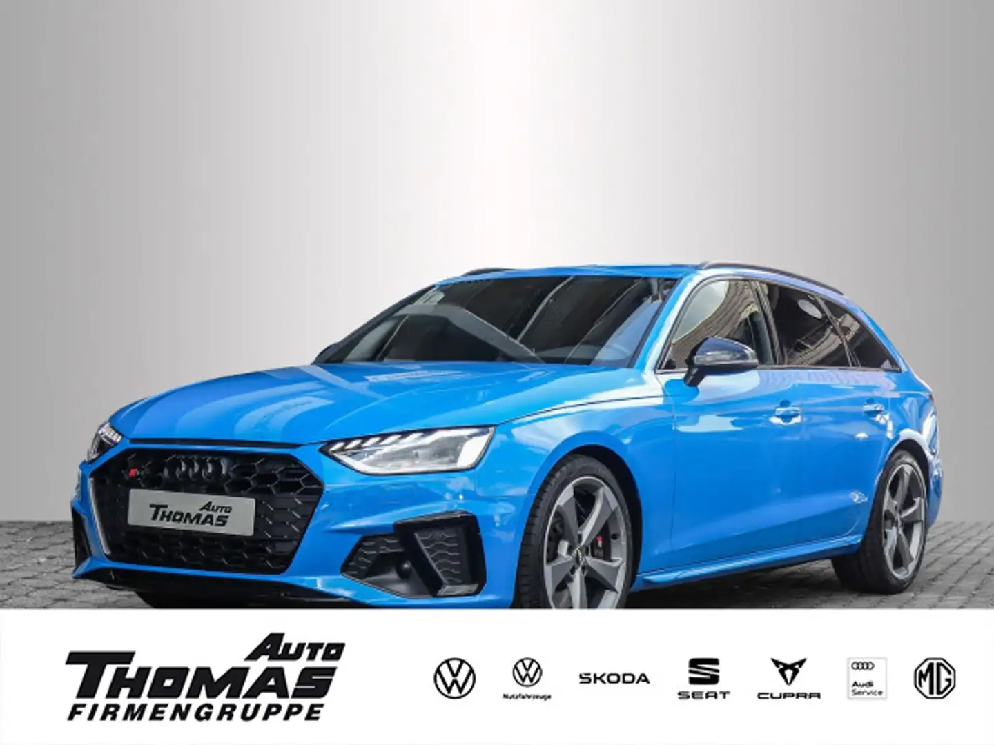 Audi S4 3.0 TDI quattro Tiptronic MATRIX+AHK Bleu - 1