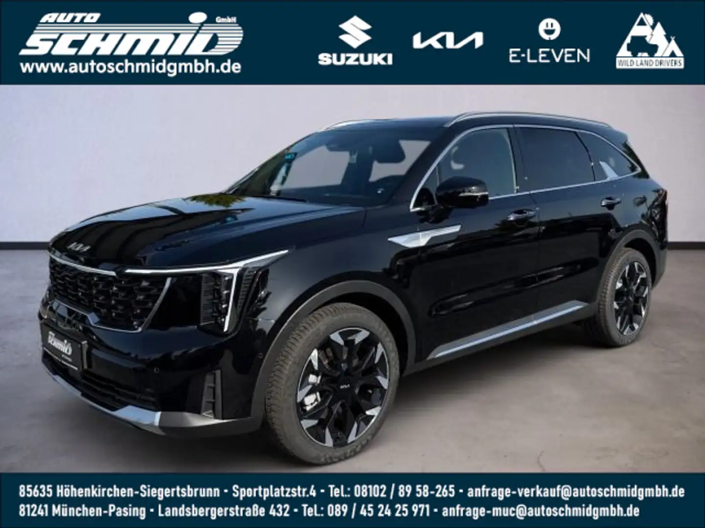 Kia Sorento SORENTO PE 2.2D AWD PLAT 7S NAP PREM GD Noir - 1