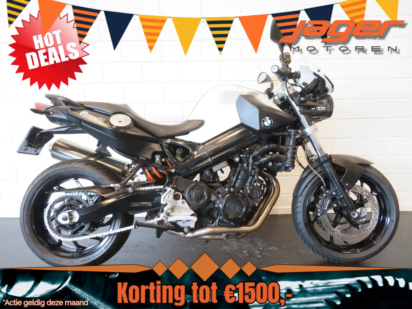 BMW F 800 R SUPERSTRAK! Wit - 1