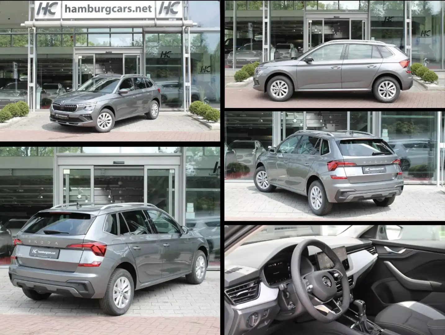 Skoda Kamiq Selection 1.5 TSI DSG AHK incl.5 TOP Pakete Grau - 1