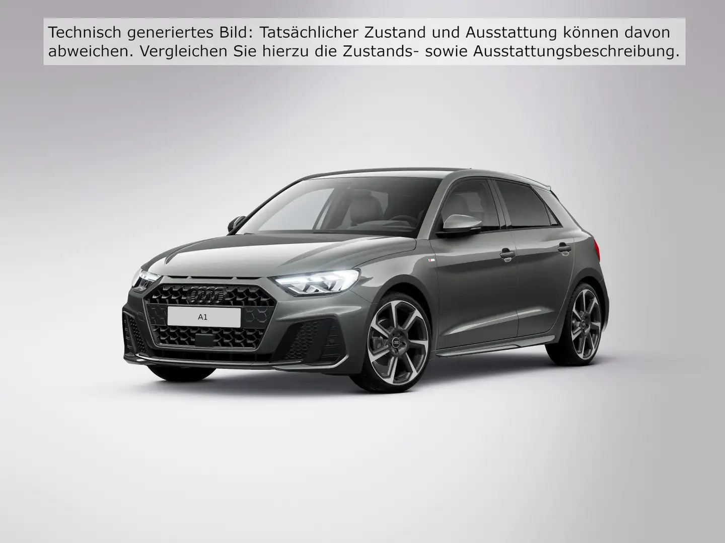 Audi A1 30 TFSI 2x S LINE LM18 OPTIK-PKT NA Grigio - 2