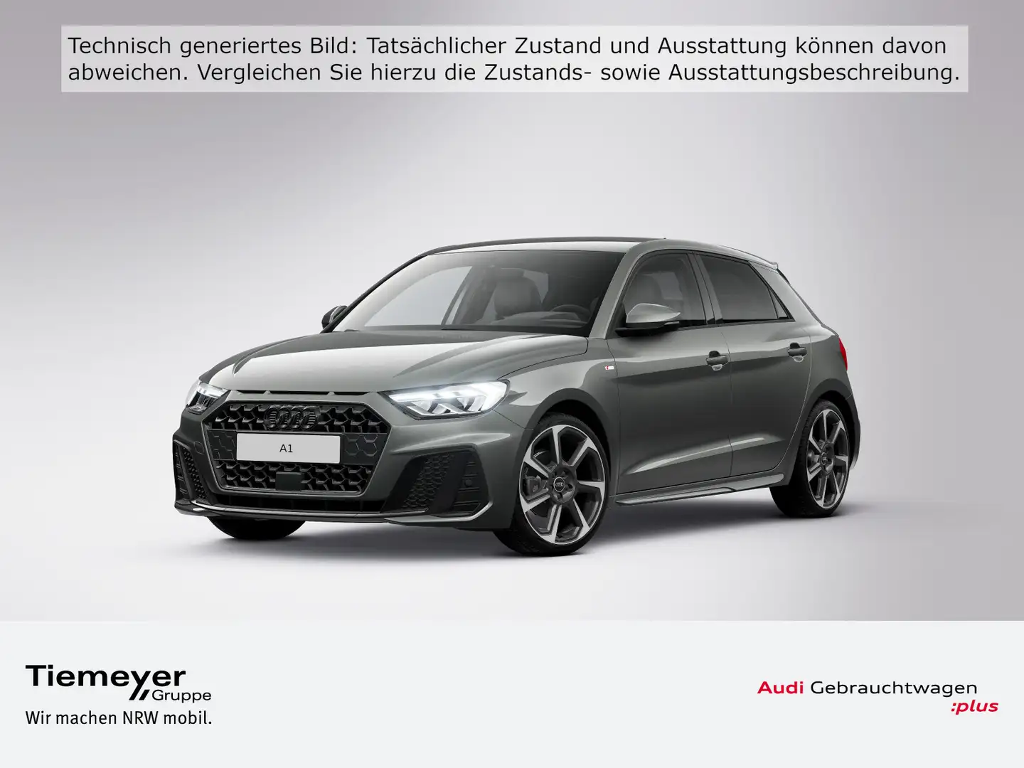 Audi A1 30 TFSI 2x S LINE LM18 OPTIK-PKT NA Grigio - 1