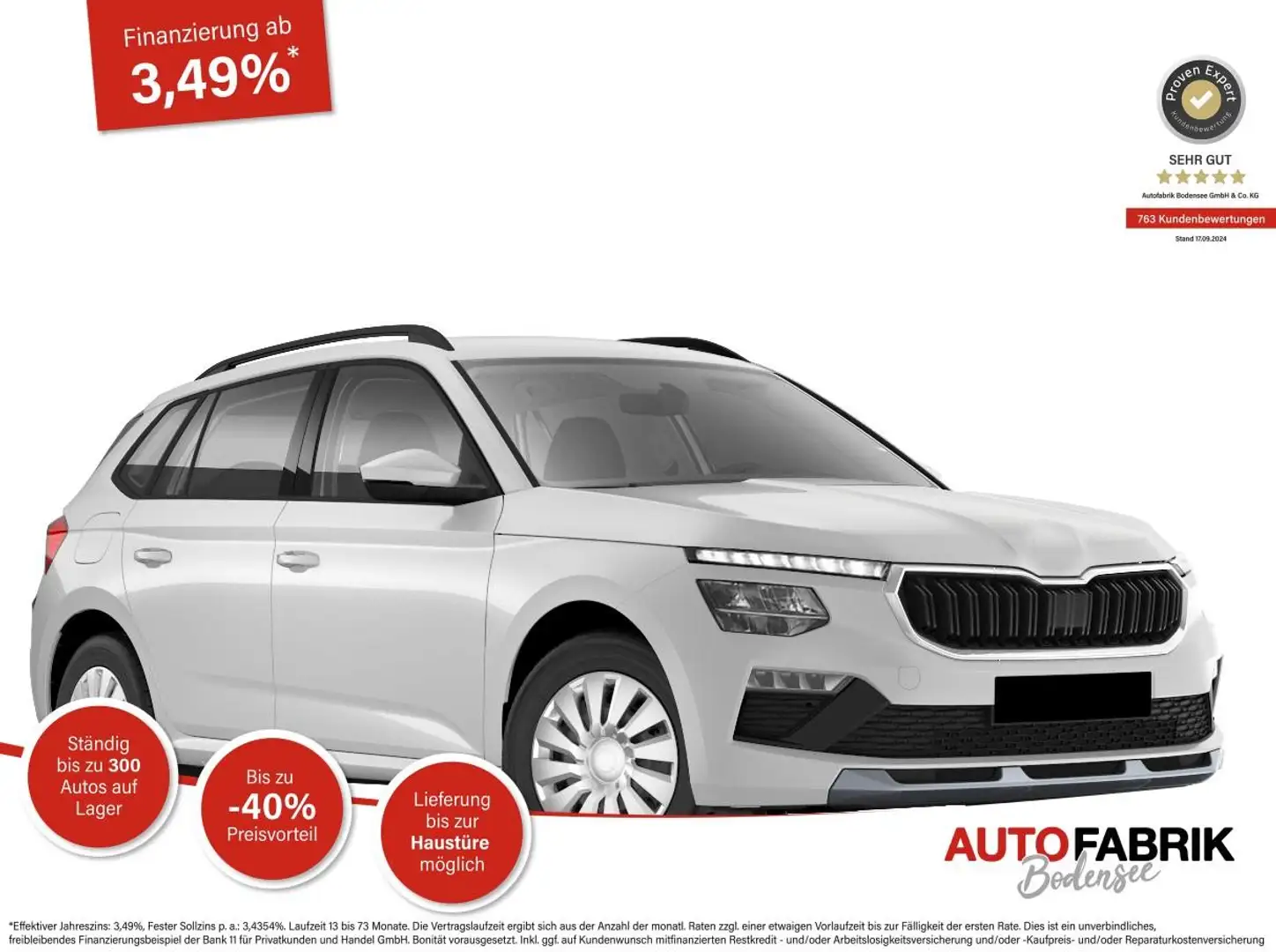 Skoda Kamiq Selection 1.5 TSI DSG AHK*Android Auto*SHZ*Kamera* Weiß - 1