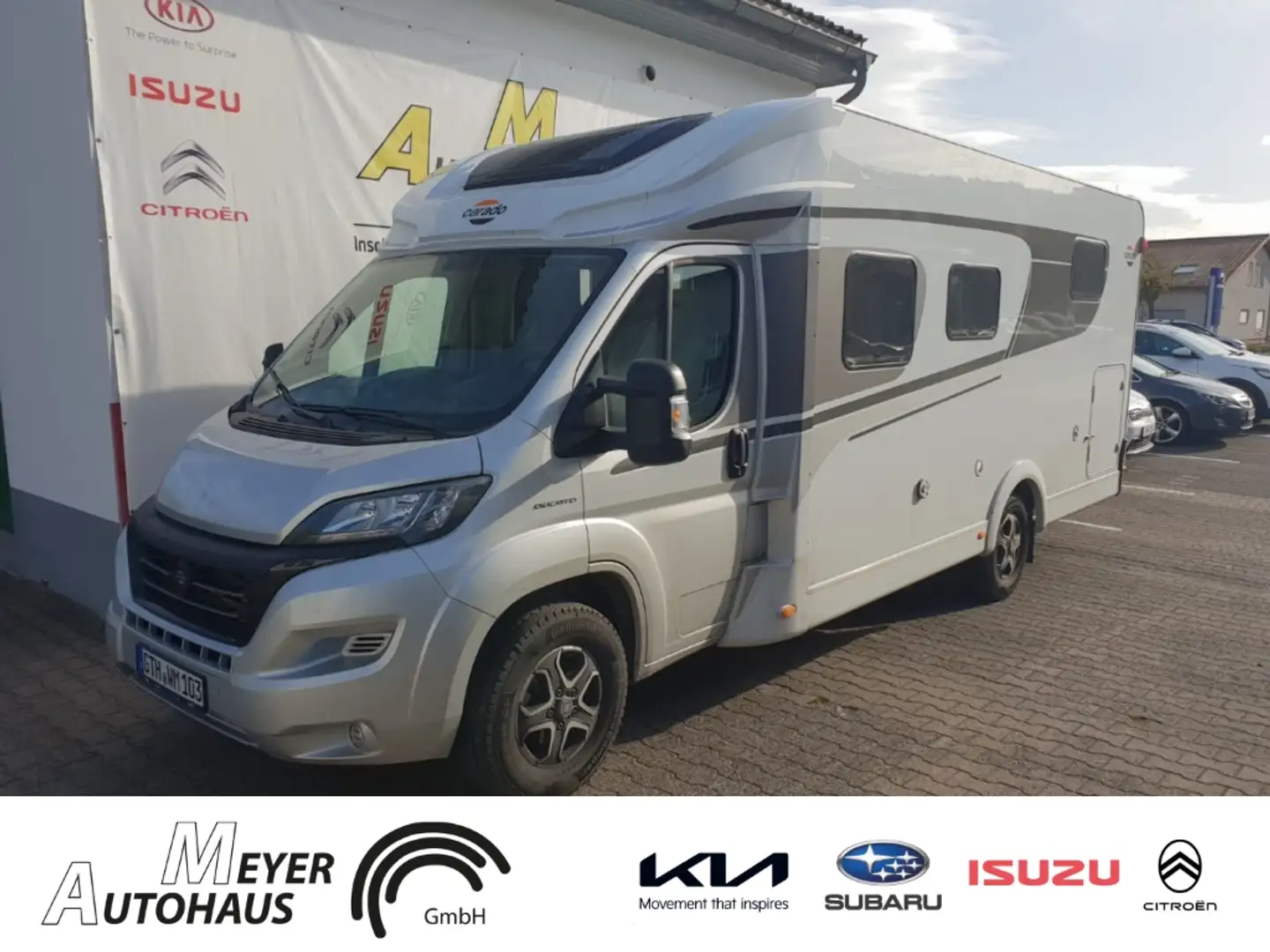 Carado T447 Edition15 Automatik+SAT+Navi+Markise+Fahrradt Silber - 1