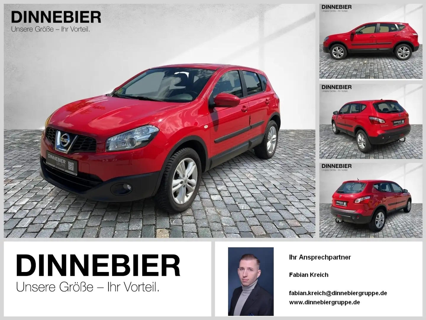 Nissan Qashqai 2.0 acenta CAM NAVI 2xKlima AUT Facelift Rouge - 1
