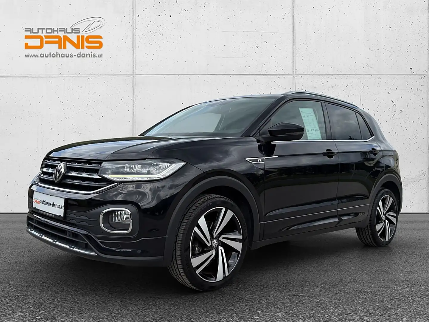 Volkswagen T-Cross TSI DSG R-Line Virtual/Matrix/AppCon/ACC Schwarz - 2