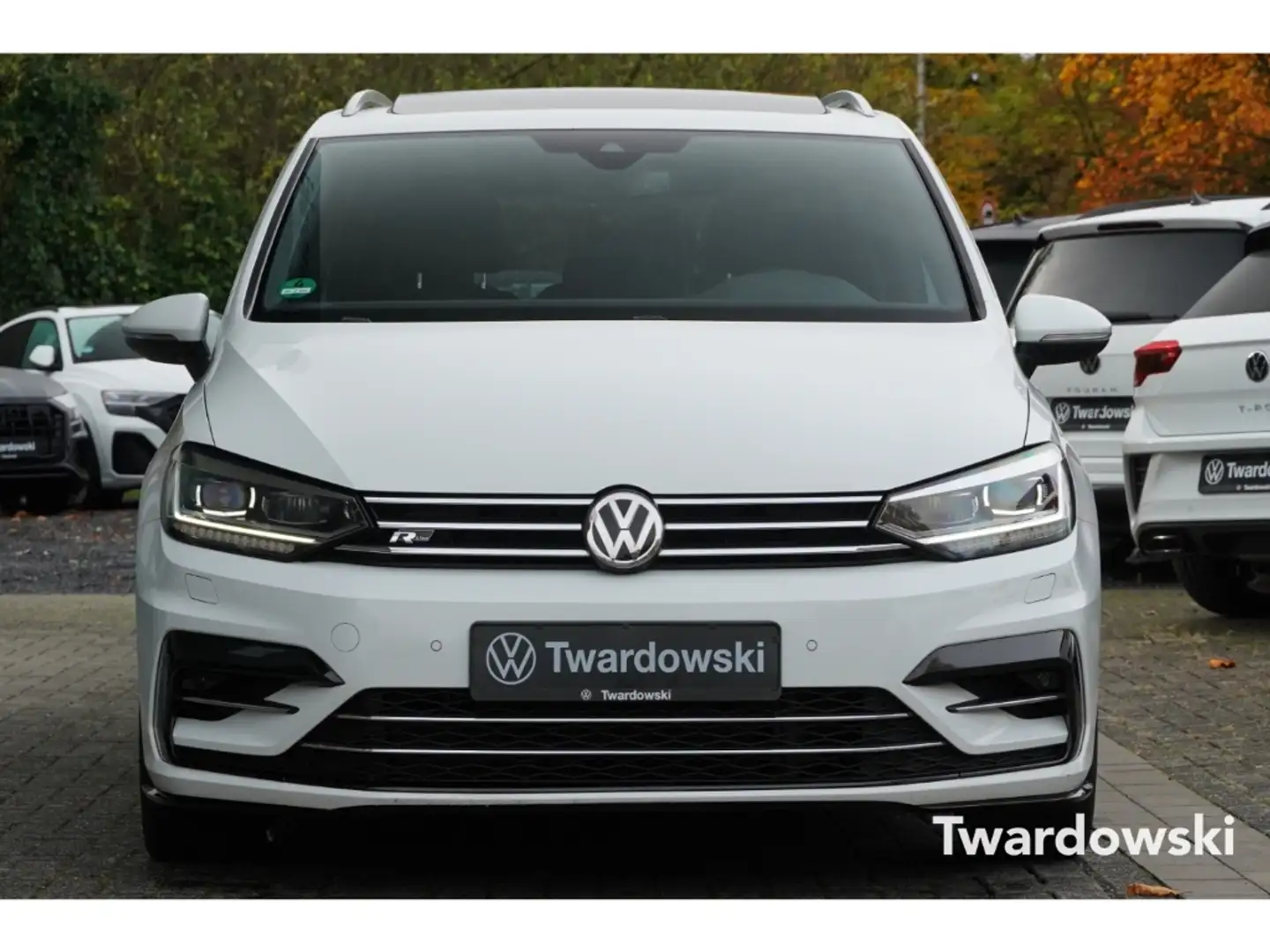 Volkswagen Touran Highline R-Line Black PANO ACC 7-Sitze AHK Blanc - 2